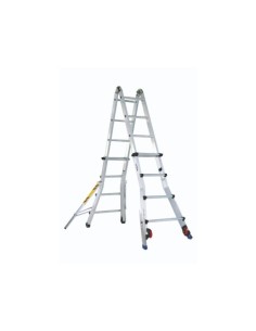 ESCALERA TELESCÓPICA PLUS ELITE 8+8 PELDAÑOS