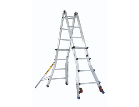 ESCALERA TELESCÓPICA PLUS ELITE 8+8 PELDAÑOS