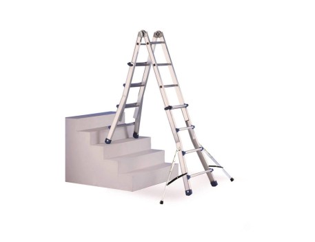 ESCALERA TELESCÓPICA PLUS ELITE 8+8 PELDAÑOS