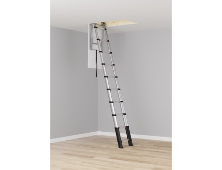 ESCALERA TELESCÓPICA ESCAMOTEABLE LOFT 2.65-3.01M
