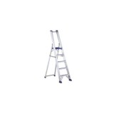 ESCALERA TIJERA ALUMINIO REGINA 5 PELDAÑOS CON PLATAFORMA