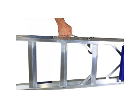 ESCALERA TIJERA ALUMINIO REGINA 5 PELDAÑOS CON PLATAFORMA