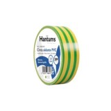 CINTA AISLANTE ELÉCTRICA PVC 19MMX20M AMARILLO-VERDE