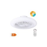 VENTILADOR DE TECHO BOX FAN CON LUZ Y MANDO DISTANCIA