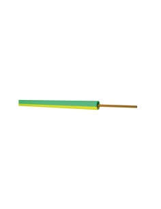 CABLE HILO FLEXIBLE 1X1,5MM TIERRA VERDE-AMARILLO