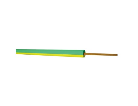 CABLE HILO FLEXIBLE 1X1,5MM TIERRA VERDE-AMARILLO