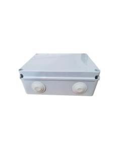 CAJA CONEXIÓN RECTANGULAR 240X190X90MM IP55 GRIS