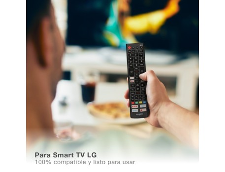 MANDO UNIVERSAL COMPATIBLE SMART TV LG NEGRO