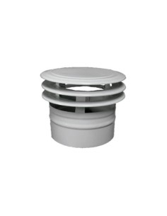 MINIDEFLECTOR 100MM BLANCO EVACUACIÓN HUMO DISMOL