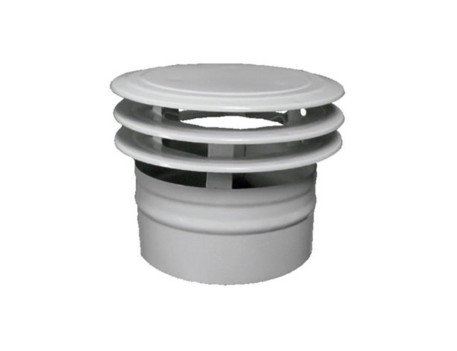 MINIDEFLECTOR 100MM BLANCO EVACUACIÓN HUMO DISMOL