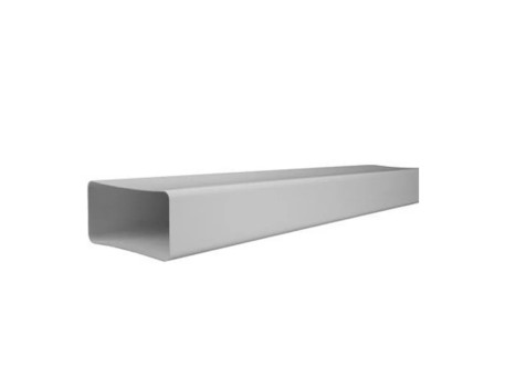 TUBO PLANO RECTANGULAR 55X110MM X 1500MM