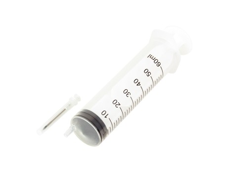 JERINGA 60ML CON AGUJA PARA APLICACIÓN PINTURA