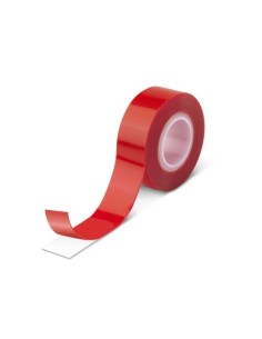 CINTA ADHESIVA DOBLE CARA TRANSPARENTE 19MMX1.5M