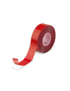 CINTA ADHESIVA DOBLE CARA TRANSPARENTE 19MMX2.5M