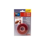 CINTA ADHESIVA DOBLE CARA TRANSPARENTE 19MMX2.5M