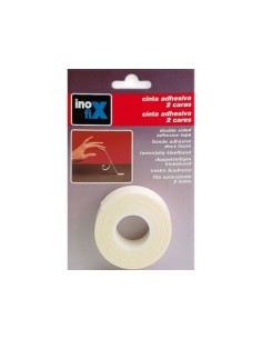 CINTA ADHESIVA DOBLE CARA BLANCA 15MMX2.5M ROLLO 2