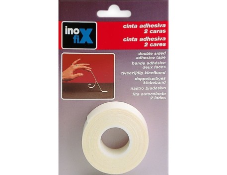 CINTA ADHESIVA DOBLE CARA BLANCA 15MMX2.5M ROLLO