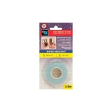 CINTA ADHESIVA DOBLE CARA RESISTENTE AGUA 19MMX1.5M