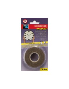 CINTA ADHESIVA DOBLE CARA CON MALLA REFORZADA 19X2.5M 2