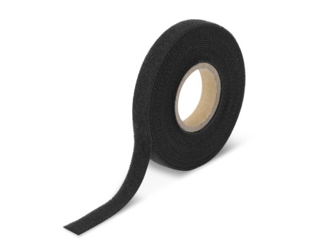 CINTA AUTOADHERENTE REUTILIZABLE 9MMX3M NEGRA