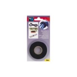CINTA AUTOADHERENTE REUTILIZABLE 9MMX3M NEGRA