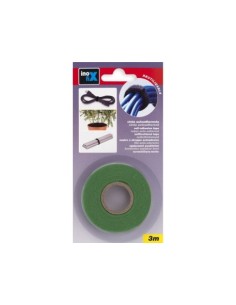 CINTA AUTOADHERENTE REUTILIZABLE 9MM X 3M VERDE 2