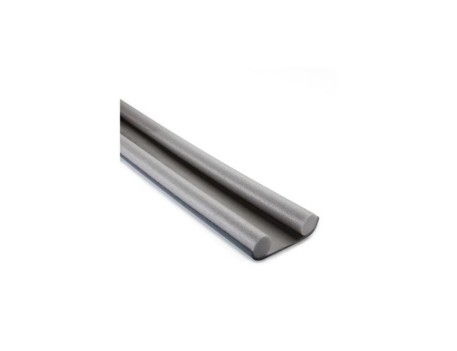 BURLETE BAJO PUERTA FLEXIBLE ESPUMA 950MM GRIS
