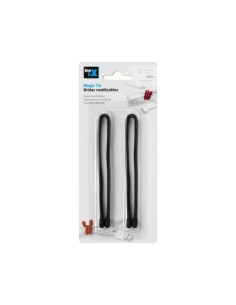BRIDAS REUTILIZABLES MAGIC TIE 25CM 2