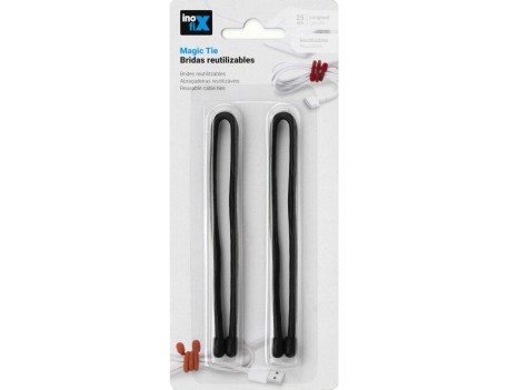 BRIDAS REUTILIZABLES MAGIC TIE 25CM