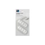 CLIP ADHESIVO MÚLTIPLE PARA CABLES BLANCO