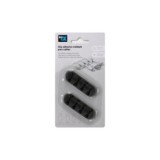 CLIP ADHESIVO MÚLTIPLE PARA CABLES NEGRO