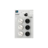 CLIP ADHESIVO PARA CABLES BLANCO/NEGRO