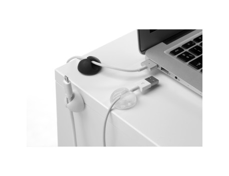 CLIP ADHESIVO PARA CABLES TRANSPARENTE