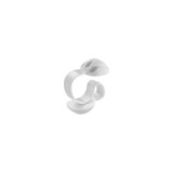 CLIP TRIPLE PARA CABLES BLANCO