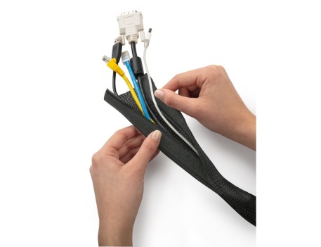 MALLA AGRUPADORA CABLES 1.5M NEGRO EXPANDIBLE