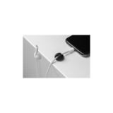 MINI CLIP ADHESIVO CABLES BLANCO/NEGRO