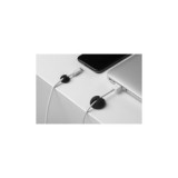 MINI CLIP ADHESIVO CABLES BLANCO/NEGRO