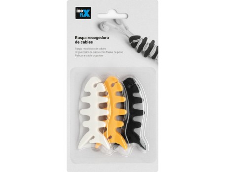 ORGANIZADOR RECOGE CABLES FLEXIBLE SURTIDO