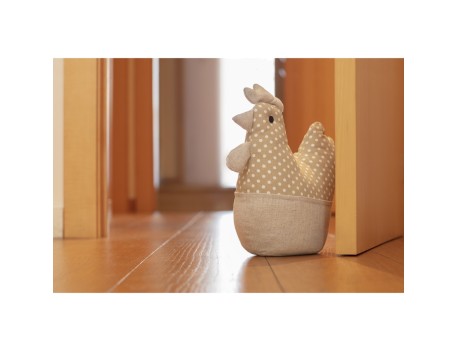 TOPE PUERTA TEXTIL DECORATIVO GALLINA BEIGE 1KG