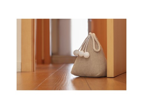 TOPE PUERTA TEXTIL DECORATIVO SACO BEIGE 1KG