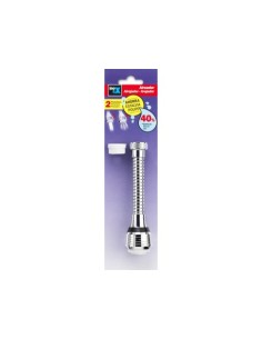 AIREADOR FLEXIBLE CON TUBO METÁLICO CROMADO 2