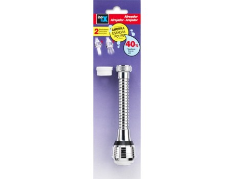 AIREADOR FLEXIBLE CON TUBO METÁLICO CROMADO