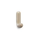 COLGADOR ADHESIVO INDIVIDUAL BEIGE SATINADO BAÑO