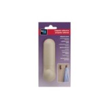 COLGADOR ADHESIVO INDIVIDUAL BEIGE SATINADO BAÑO