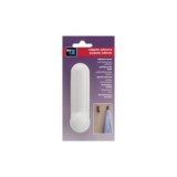 COLGADOR ADHESIVO FORMA J BLANCO PARA BAÑO