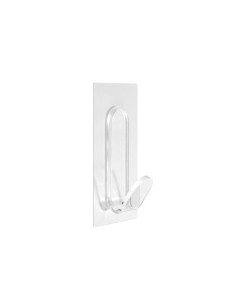 COLGADOR ADHERENTE REUTILIZABLE TRANSPARENTE J
