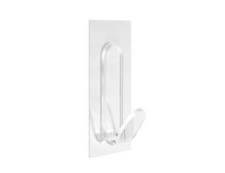 COLGADOR ADHERENTE REUTILIZABLE TRANSPARENTE J