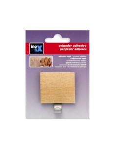 COLGADOR ADHESIVO ACERO INOXIDABLE ACABADO HAYA 2