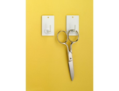 GANCHO ADHESIVO ACERO INOXIDABLE BLISTER 2 UDS