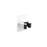 COLGADOR REMOVIBLE ADHESIVO ESCOBAS BLANCO